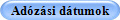 Ad�z�si d�tumok